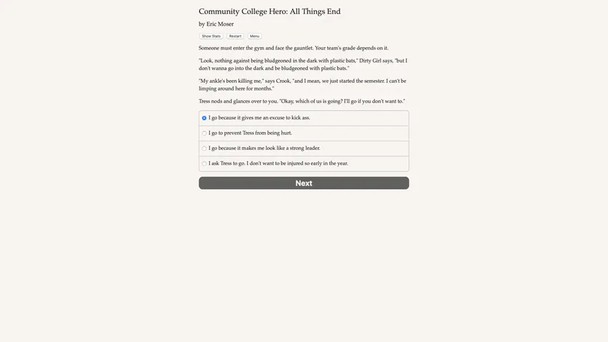 Скриншот 5 к игре Community College Hero: All Things End
