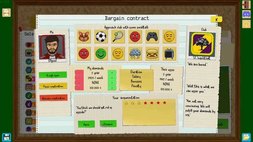 Скриншот 6 к игре Boeckham's Football Manager