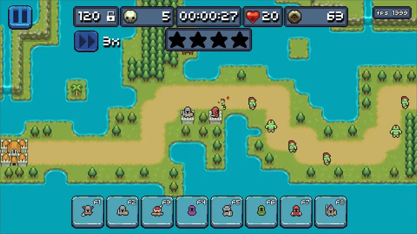 Скриншот 1 к игре Knights & Towers