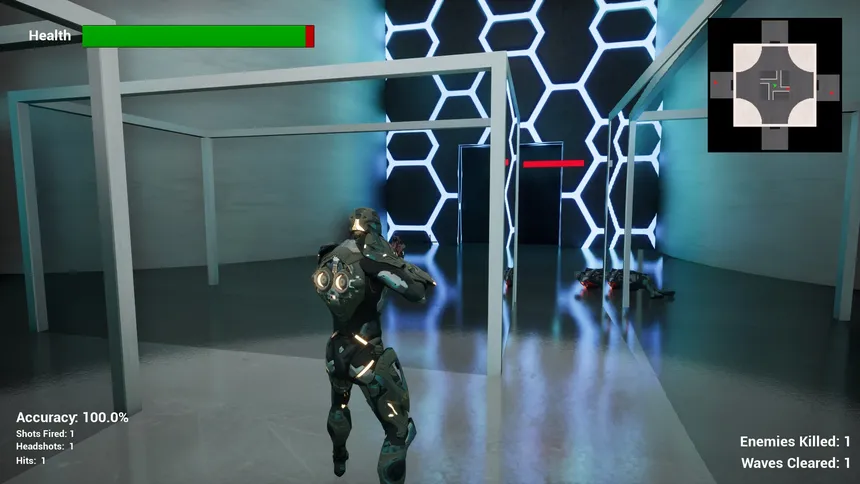 Скриншот 1 к игре Aim Trainer Gauntlet