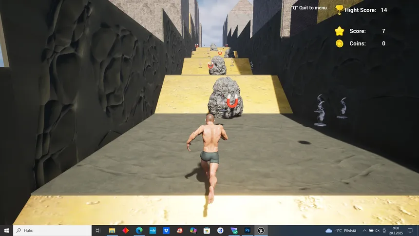 Скриншот 4 к игре Man Without Clothes Runner