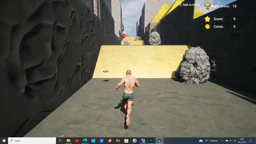 Скриншот 5 к игре Man Without Clothes Runner