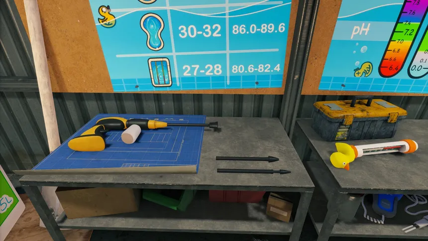 Скриншот 2 к игре Quackdzilla: Pool Cleaning Simulator