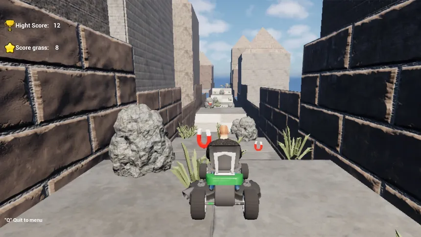 Скриншот 3 к игре Lawnmower Runner