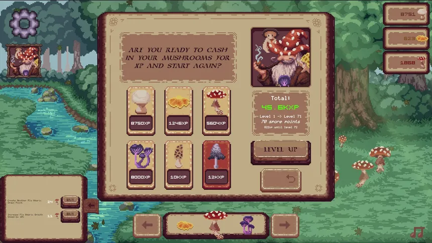 Скриншот 6 к игре Mushroom Clicker