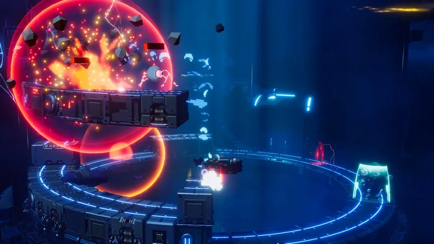 Скриншот 2 к игре Orbital Bullet – The 360° Rogue-lite