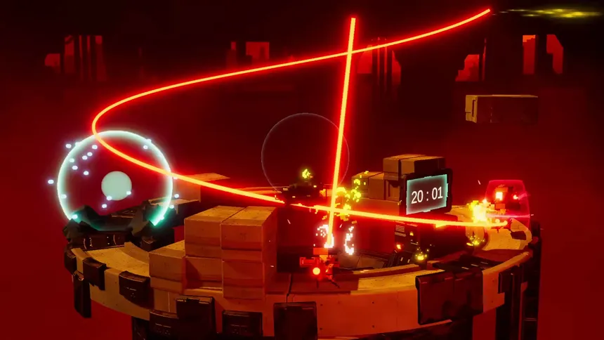 Скриншот 3 к игре Orbital Bullet – The 360° Rogue-lite