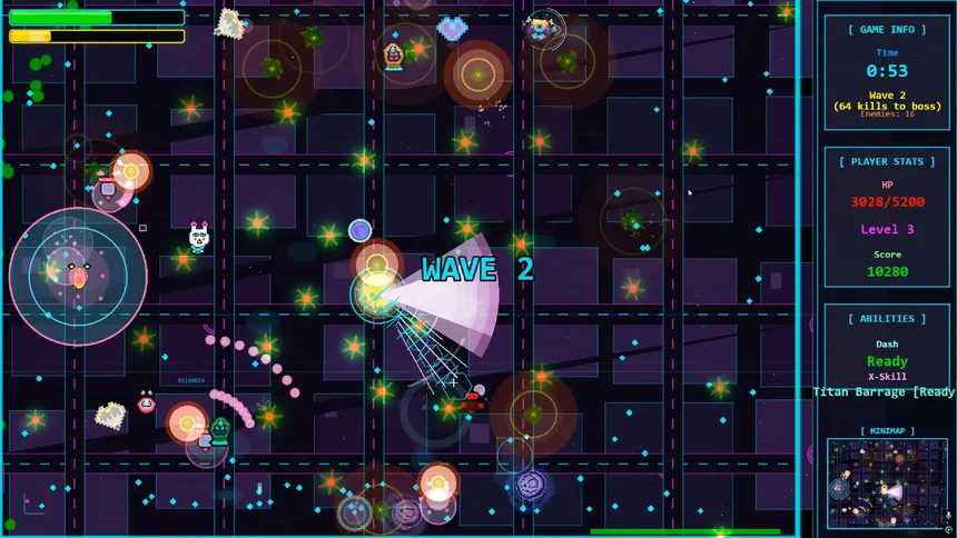 Скриншот 1 к игре Kawaii Survivors