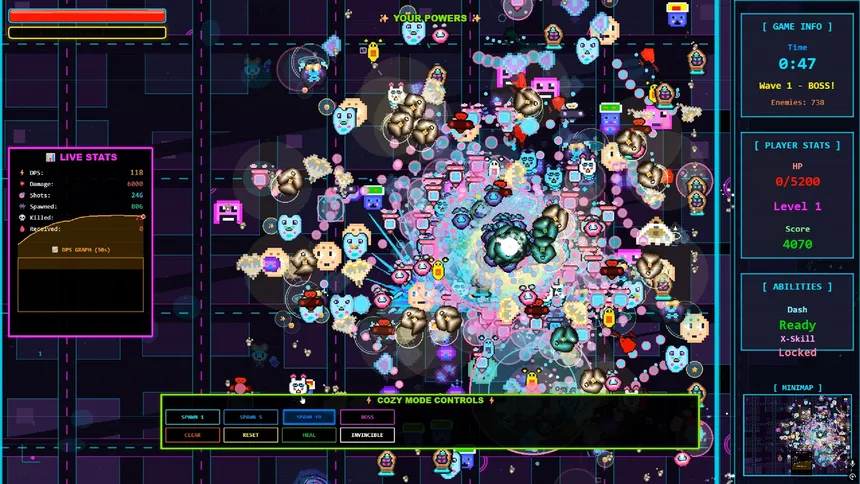 Скриншот 4 к игре Kawaii Survivors