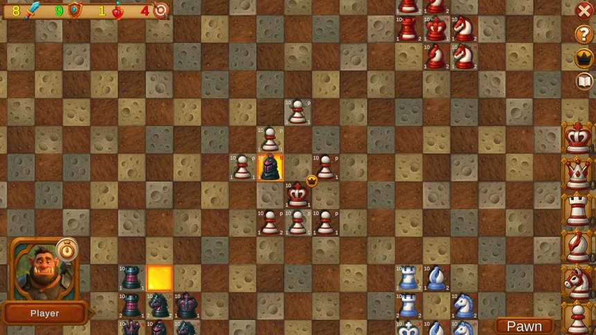 Скриншот 2 к игре Choc Tactic for Chess Master