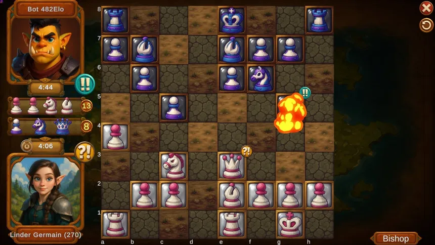 Скриншот 3 к игре Choc Tactic for Chess Master