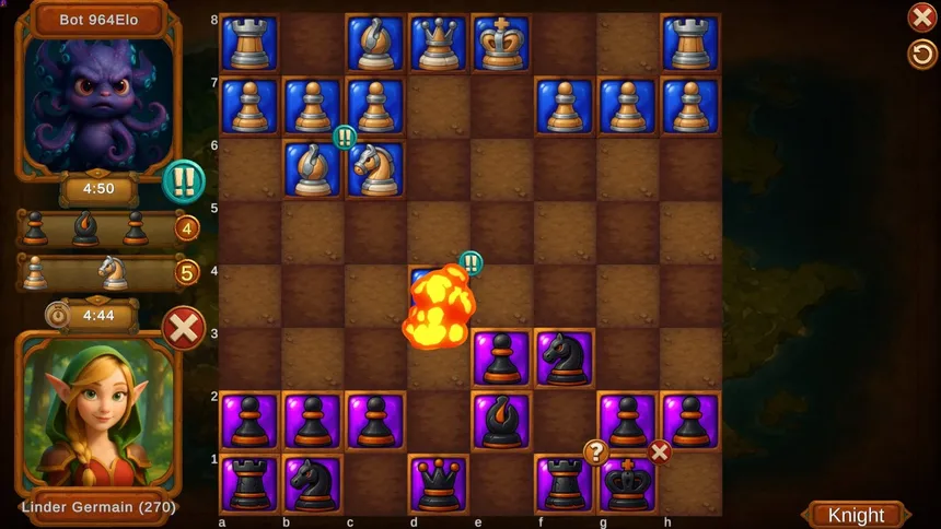 Скриншот 6 к игре Choc Tactic for Chess Master