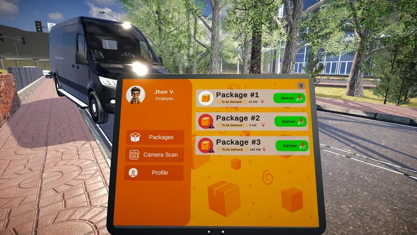 Скриншот 4 к игре Courier Life Simulator