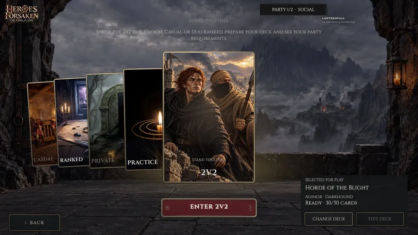 Скриншот 4 к игре Heroes and Forsaken: The Wheel of Time Digital Card Game