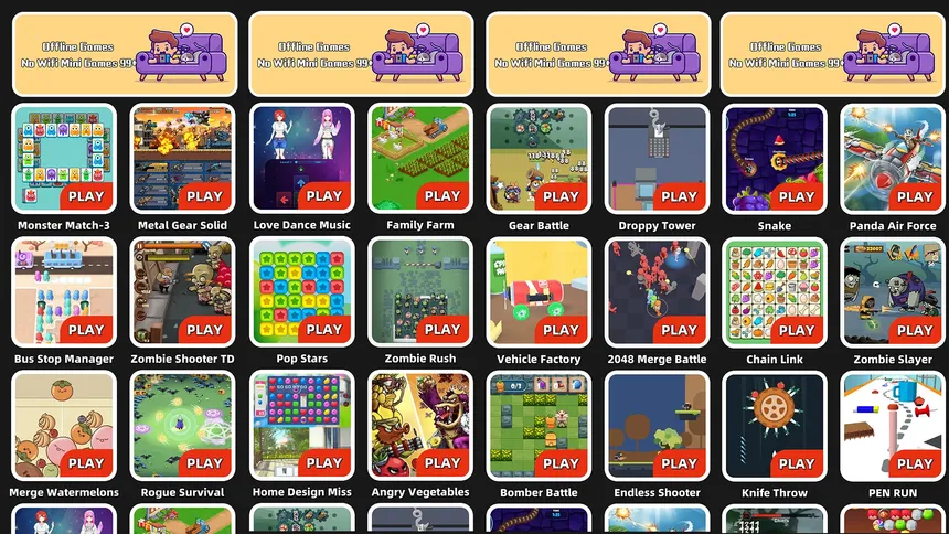 Скриншот 1 к игре 99 Games: Puzzle, Action, Strategy, Simulation, Casual, Roguelike, Shooter, RPG & More