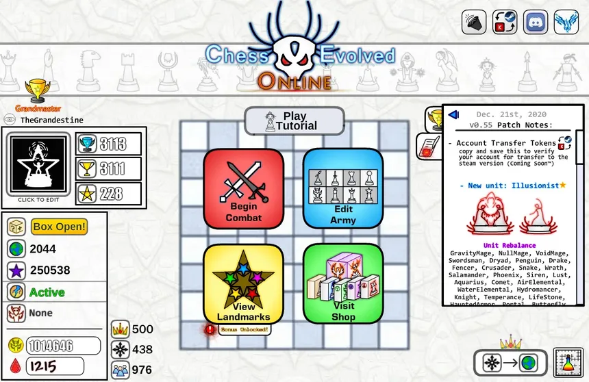 Скриншот 1 к игре Chess Evolved Online