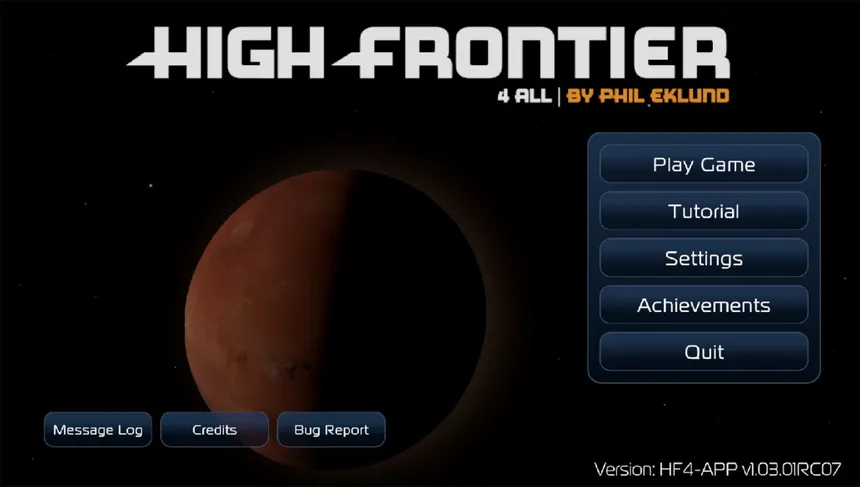 Скриншот 1 к игре High Frontier 4 All
