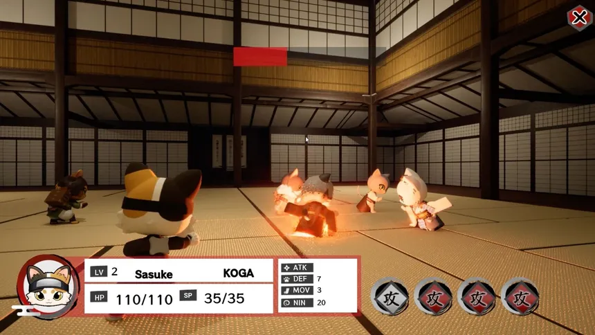 Скриншот 4 к игре NINJA CATS: Tactics
