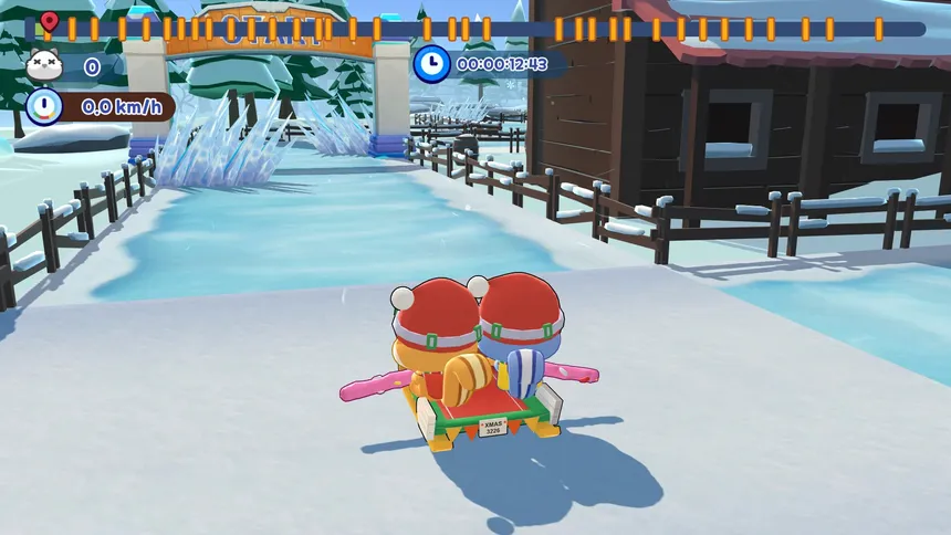 Скриншот 2 к игре SKID: Tori's Frozen Racing