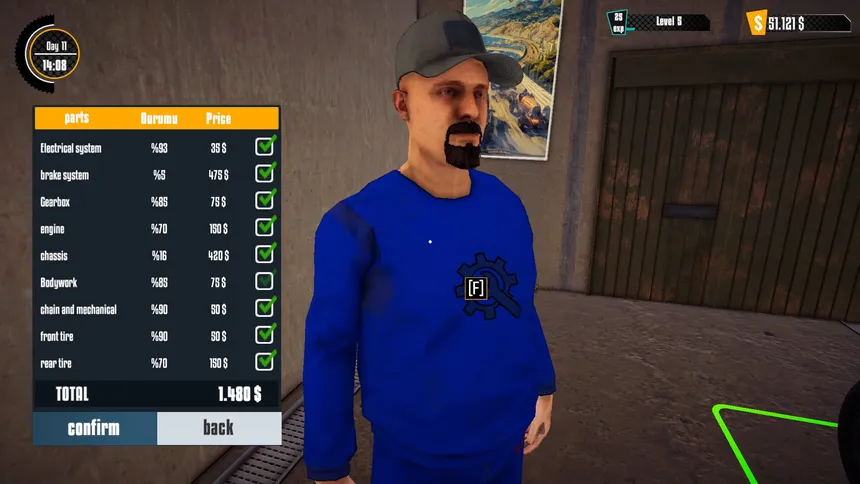 Скриншот 5 к игре Motorcycle For Sale Simulator