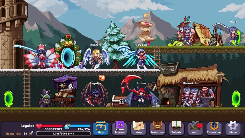 Скриншот 1 к игре Evitania Online - Idle RPG