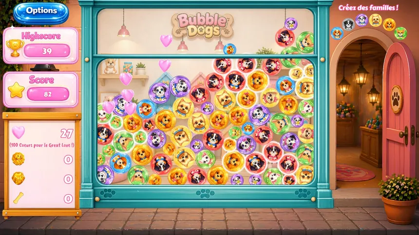 Скриншот 2 к игре Bubble Dogs