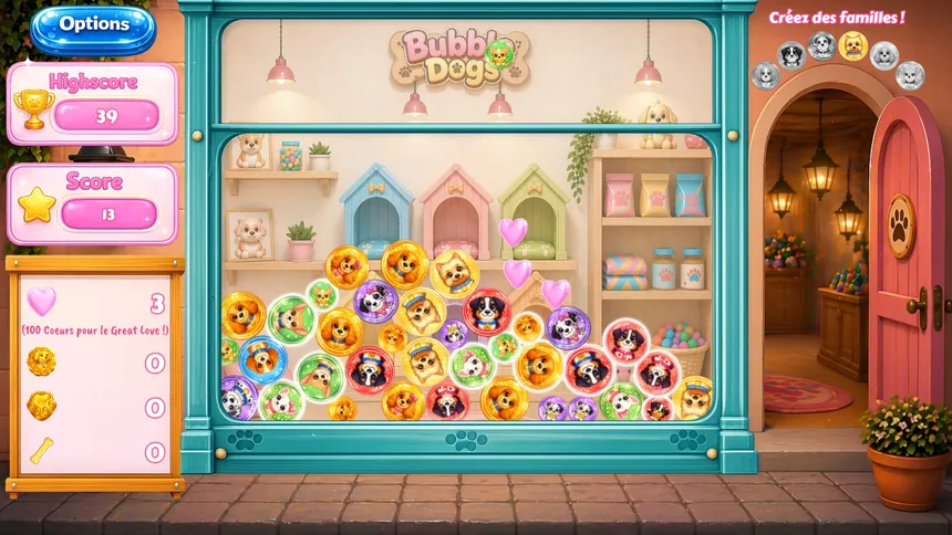 Скриншот 3 к игре Bubble Dogs