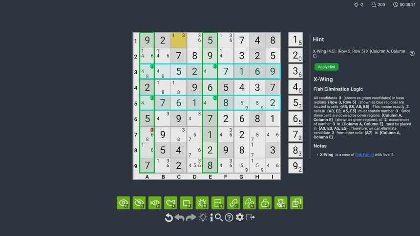 Скриншот 1 к игре Rated Sudoku