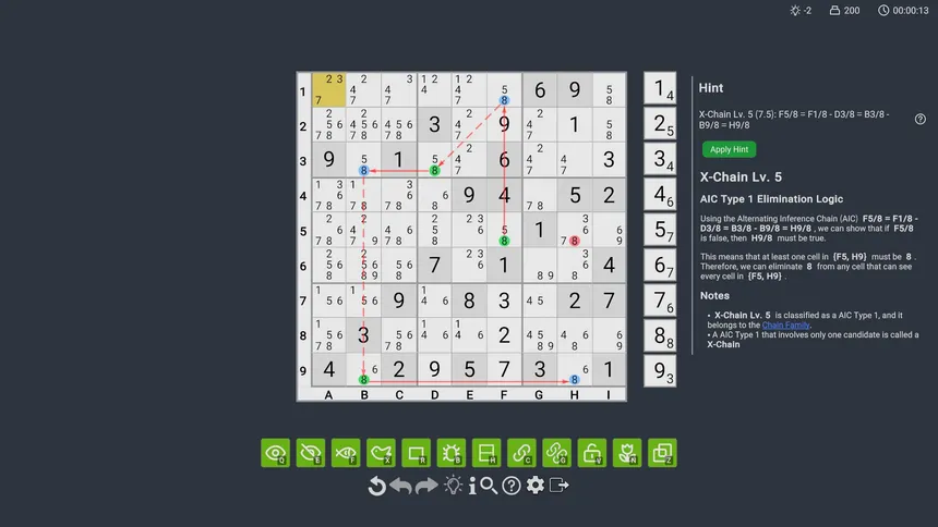 Скриншот 3 к игре Rated Sudoku