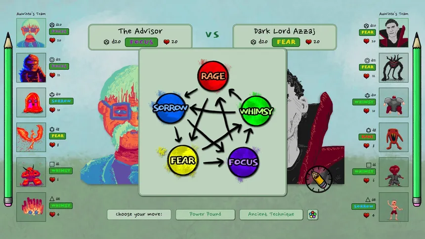 Скриншот 3 к игре Doodle Dice Monsters