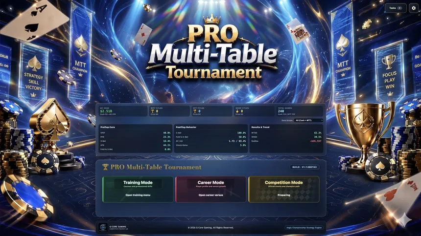 Скриншот 1 к игре PROMulti-TableTournament
