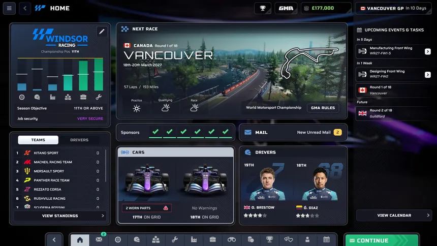 Скриншот 8 к игре Motorsport Manager 2