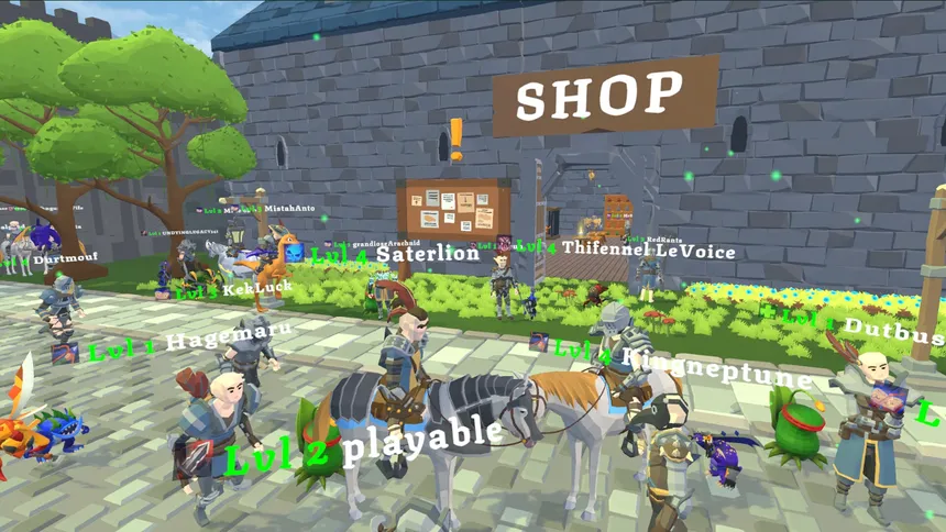 Скриншот 1 к игре MMORPG NPC Simulator