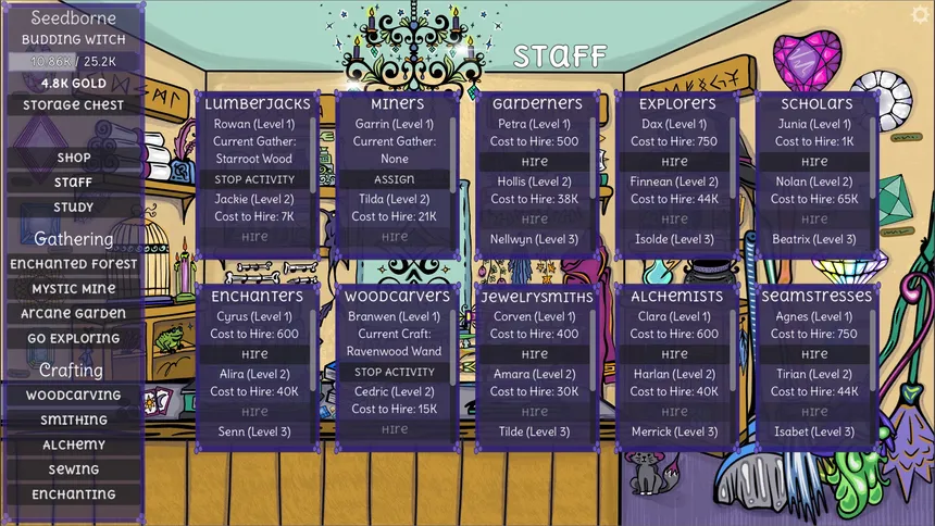 Скриншот 8 к игре Charmcraft Idle