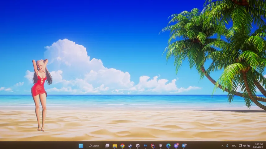 Скриншот 5 к игре Desktop Beach Girls