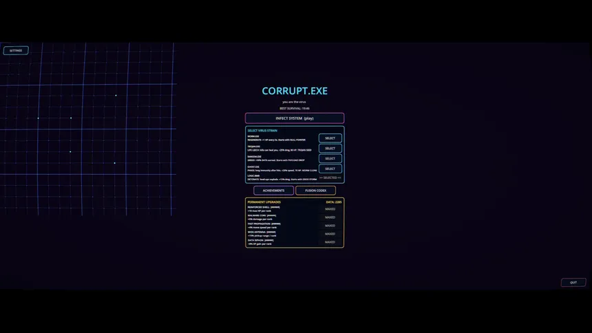 Скриншот 1 к игре CORRUPT.EXE