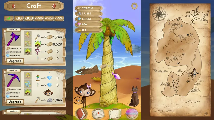 Скриншот 1 к игре Island Clicker