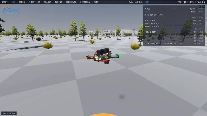 Скриншот 6 к игре SITL Forge - FPV Laboratory