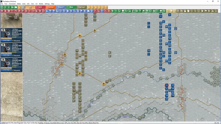 Скриншот 2 к игре War of the Austrian Succession