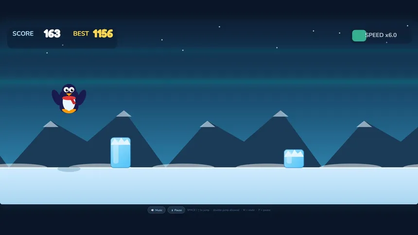 Скриншот 1 к игре Penguin Runner