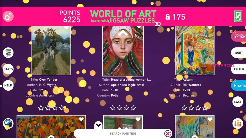 Скриншот 1 к игре WORLD OF ART JIGSAW PUZZLES