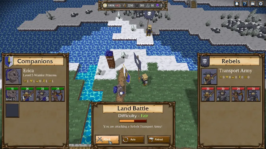 Скриншот 5 к игре Heroes, Warlords and Ruin