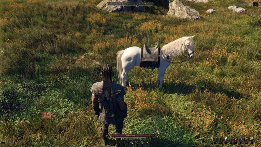 В MMORPG Pax Dei добавили лошадей и автоматическое следование по дорогам