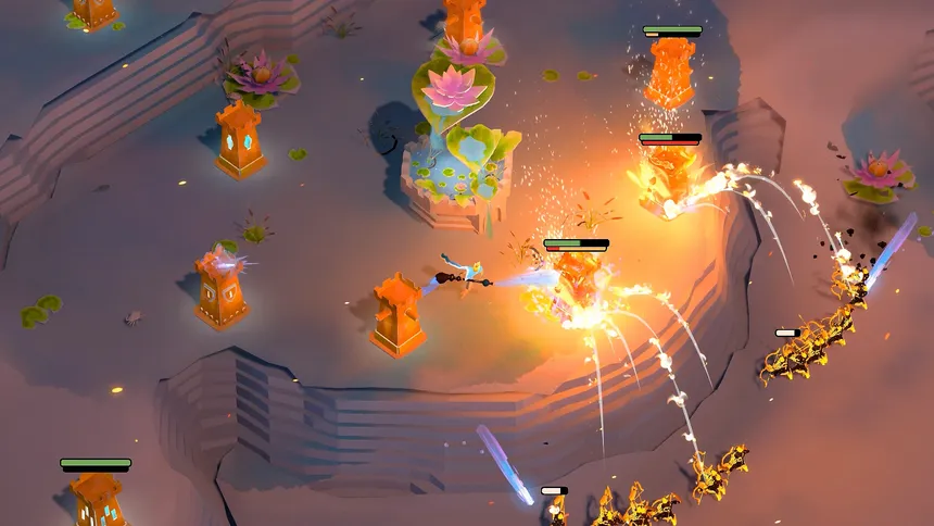 Скриншот 1 к игре Painted Kingdoms: Tower Defense & Firefighting