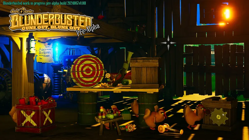 Скриншот 2 к игре Dark Tonic's Blunderbusted: Guns Out, Bluns Out