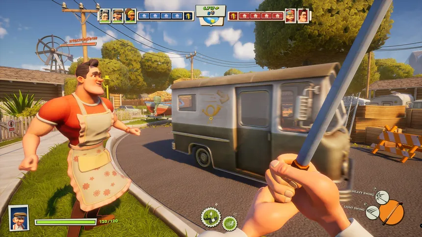 Скриншот 1 к игре Neighbors: Suburban Warfare