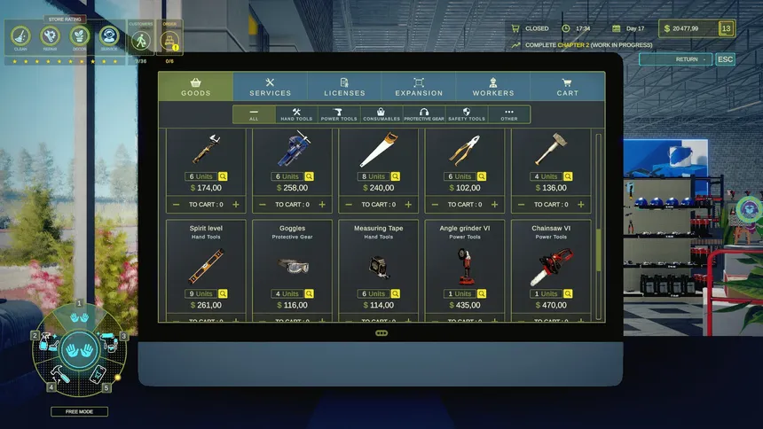 Скриншот 6 к игре Construction Store Simulator