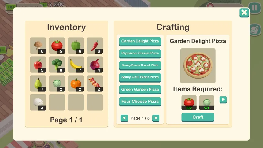 Скриншот 8 к игре Capybara Pizza Cafe