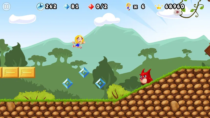 Скриншот 1 к игре Giana Sisters 2D