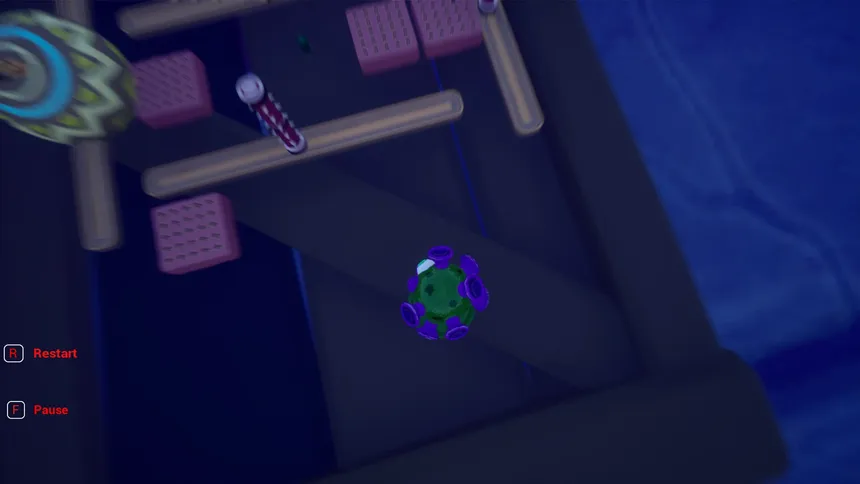 Скриншот 1 к игре Sad Virus Cave